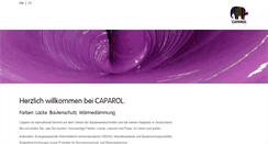 Desktop Screenshot of caparol.com